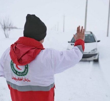 امدادرسانی هلال‌احمر به بیش از ۲۸۰۰ نفر در ۵ روز اخیر در برف